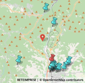 Mappa Via di Saturnana, 51100 Saturnana PT, Italia (5.74067)