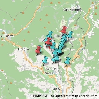 Mappa Via di Saturnana, 51100 Saturnana PT, Italia (1.07778)