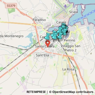 Mappa Via Palmiro Togliatti, 72100 Brindisi BR, Italia (1.5965)