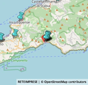 Mappa Spiaggia di Fornillo snc, 84017 Positano SA, Italia (4.04375)