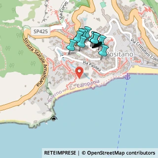 Mappa Spiaggia di Fornillo snc, 84017 Positano SA, Italia (0.2435)