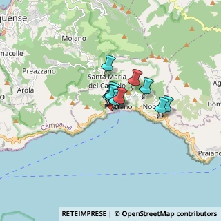 Mappa Spiaggia di Fornillo snc, 84017 Positano SA, Italia (0.81583)