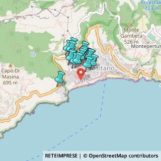 Mappa Spiaggia di Fornillo snc, 84017 Positano SA, Italia (0.273)