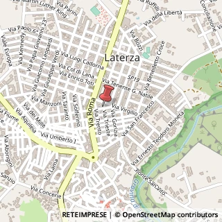 Mappa Via monte s. michele 14, 74014 Laterza, Taranto (Puglia)