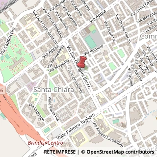 Mappa Viale San Giovanni Bosco, 111, 72100 Brindisi, Brindisi (Puglia)