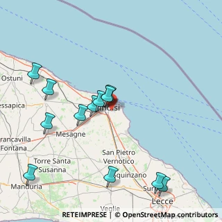 Mappa Via Alfred Nobel, 72100 Brindisi BR, Italia (18.01308)