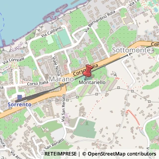 Mappa Viale Montariello, 7, 80067 Sorrento, Napoli (Campania)