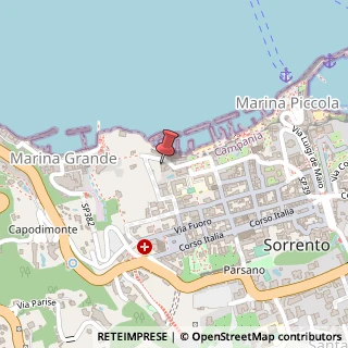Mappa Via Marina Grande, 10, 80067 Sorrento, Napoli (Campania)