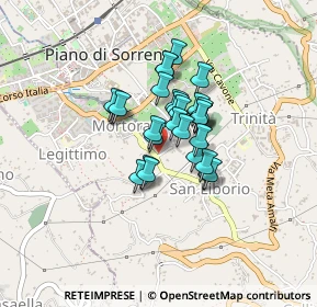 Mappa SP Mortora S. Liborio, 80063 Piano di Sorrento NA, Italia (0.28929)