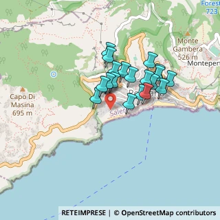 Mappa Via Fornillo, 84017 Positano SA, Italia (0.3535)