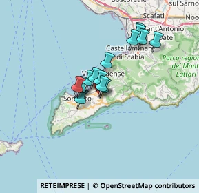 Mappa Via Rivolo San Liborio, 80063 Piano di Sorrento NA, Italia (5.146)