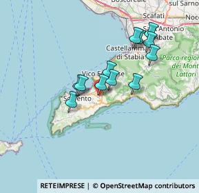 Mappa Via Rivolo San Liborio, 80063 Piano di Sorrento NA, Italia (6.29)