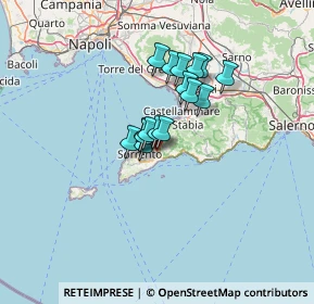 Mappa Via Rivolo San Liborio, 80063 Piano di Sorrento NA, Italia (9.3775)