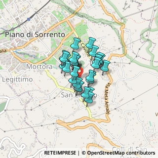 Mappa Via Rivolo San Liborio, 80063 Piano di Sorrento NA, Italia (0.26786)
