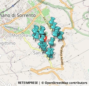 Mappa Via Rivolo San Liborio, 80063 Piano di Sorrento NA, Italia (0.26429)