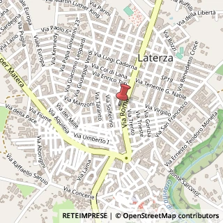 Mappa Via Roma, 92, 74014 Laterza, Taranto (Puglia)