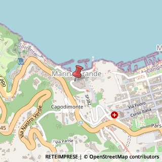 Mappa Via del Mare, 45, 80067 Sorrento, Napoli (Campania)