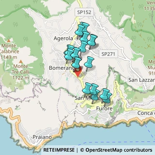 Mappa Via Tutti I Santi, 80051 Agerola NA, Italia (0.74)