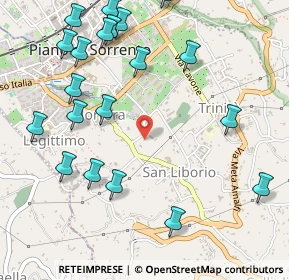 Mappa SP Mortora S. Liborio, 80063 Piano di Sorrento NA (0.6915)