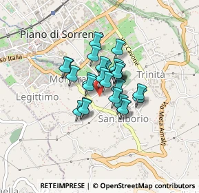 Mappa SP Mortora S. Liborio, 80063 Piano di Sorrento NA (0.25714)