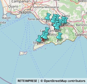 Mappa SP Mortora S. Liborio, 80063 Piano di Sorrento NA (10.93188)