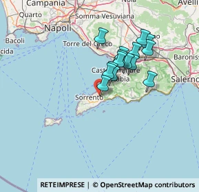 Mappa SP Mortora S. Liborio, 80063 Piano di Sorrento NA (11.61133)