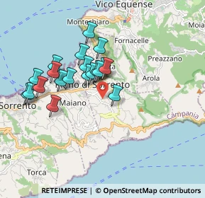 Mappa SP Mortora S. Liborio, 80063 Piano di Sorrento NA (1.7005)