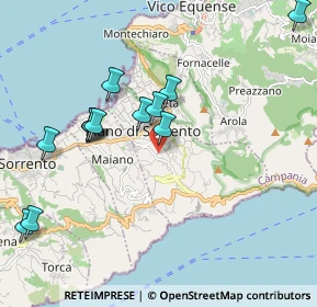 Mappa SP Mortora S. Liborio, 80063 Piano di Sorrento NA (2.21308)