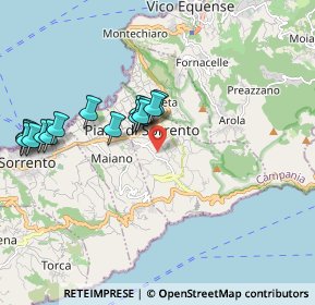 Mappa SP Mortora S. Liborio, 80063 Piano di Sorrento NA (2.088)