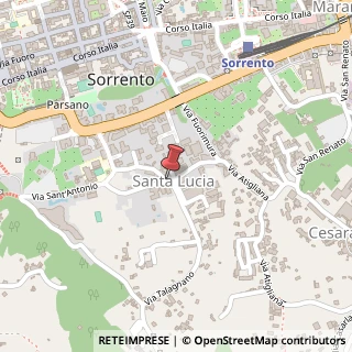 Mappa Via s. lucia 15/f, 80067 Sorrento, Napoli (Campania)