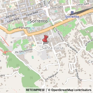 Mappa Via Parsano, 15, 80067 Sorrento, Napoli (Campania)