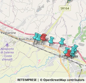 Mappa Via Guglielmo Marconi, 84092 Bellizzi SA, Italia (2.14545)