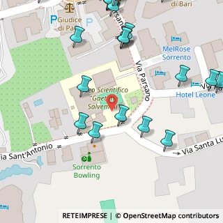 Mappa Via Sant'Antonio, 80067 Sorrento NA, Italia (0.11533)