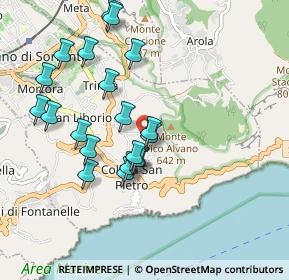 Mappa Via Cermenna, 80063 Piano di Sorrento NA, Italia (0.9815)