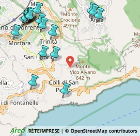 Mappa Via Cermenna, 80063 Piano di Sorrento NA, Italia (1.5505)