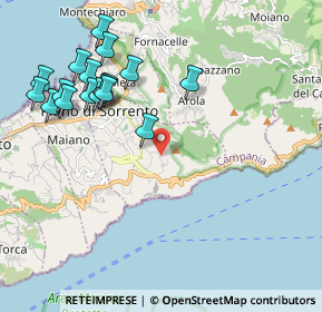 Mappa Via Cermenna, 80063 Piano di Sorrento NA, Italia (2.46)