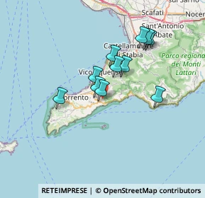 Mappa Via Cermenna, 80063 Piano di Sorrento NA, Italia (5.96727)