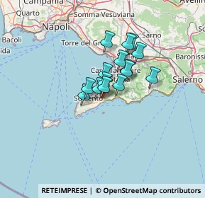 Mappa Via Cermenna, 80063 Piano di Sorrento NA, Italia (8.83733)