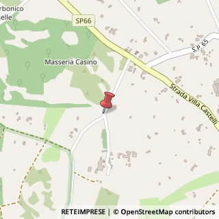 Mappa Via Villa Castelli, Snc, 74015 Martina Franca, Taranto (Puglia)