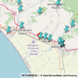 Mappa Via Sicilia, 84090 Montecorvino Pugliano SA, Italia (5.624)