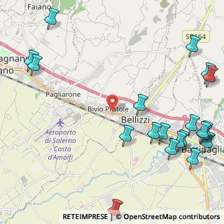 Mappa Via Papa Pio XI, 84090 Bellizzi SA, Italia (3.4005)