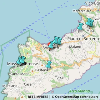 Mappa Via Parsano, 80067 Sorrento NA, Italia (2.47091)