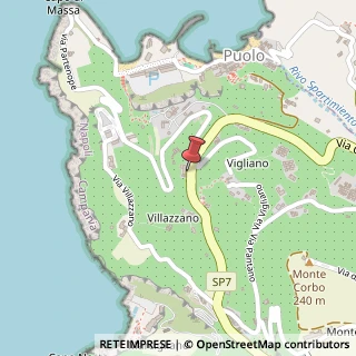 Mappa Via Partenope, 27, 80061 Massa Lubrense, Napoli (Campania)