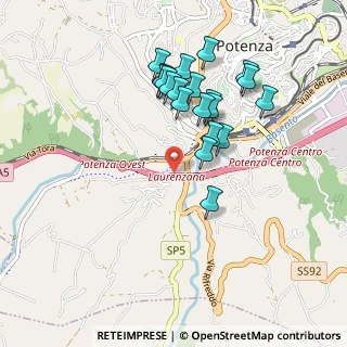 Mappa Via Ciciniello, 85100 Potenza PZ, Italia (0.941)