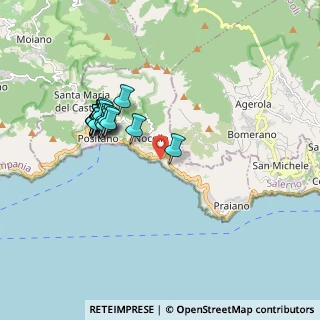 Mappa Via Spiaggia di Laurito, 84017 Positano SA, Italia (1.8485)