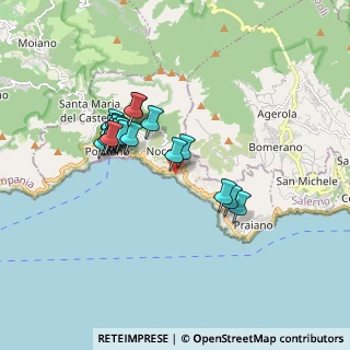 Mappa Via Spiaggia di Laurito, 84017 Positano SA, Italia (1.619)
