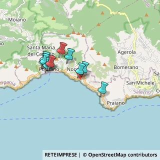 Mappa Via Spiaggia di Laurito, 84017 Positano SA, Italia (1.60545)