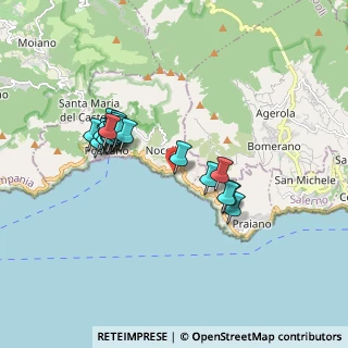 Mappa Via Spiaggia di Laurito, 84017 Positano SA, Italia (1.7345)