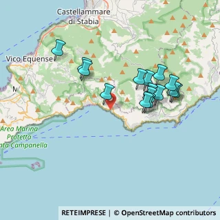 Mappa Via Spiaggia di Laurito, 84017 Positano SA, Italia (3.686)