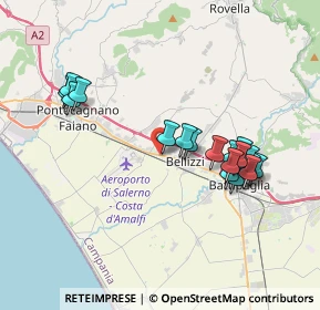 Mappa Via E. Sereni, 84092 Bellizzi SA, Italia (3.84944)